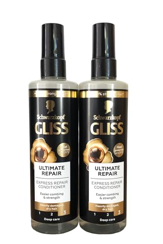 Gliss Ultimate Express Repair Hair Conditioner 0.5 Fl Oz Pack of 2 - Smoothing & Strengthening