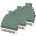 Green 3 Pack Ceramic Replacement Blades for Meridian & ManSpot Grooming Trimmers