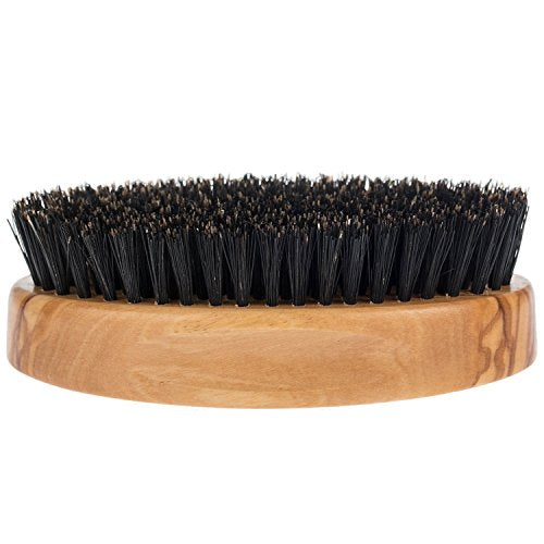 Fendrihan Olivewood Boar Bristle Hair Brush, Medium-Stiff – Made in Germany