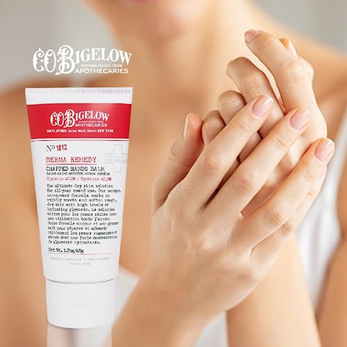 C.O. Bigelow Chapped Hands Balm, No. 1012 with Glycerin (40.3%) 1.7 oz, Hand Lotion Cream for Women and Men to Soften Dry Cracked Skin (Pack of 2)