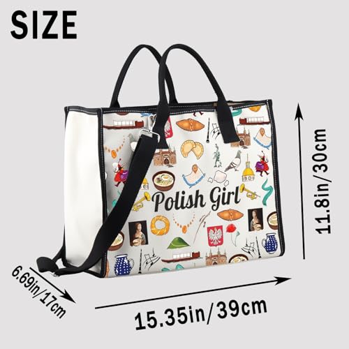 G2TUP Funny Polish Lover Gift Polish G-irl Makeup Bag Polish Landmarks Cosmetic Bag Polish Vacation Gift Polish Souvenir Gift (Polish G-irl TT)