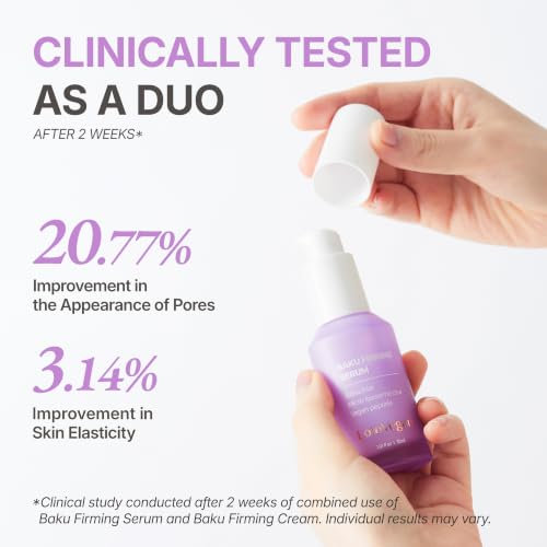 Baku Firming Serum with Peptides and Niacinamide - Anti-Aging & Pore Tightening, 30ml