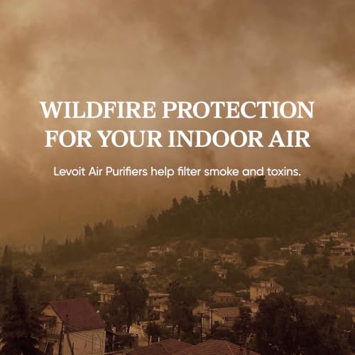 Levoit Core 200S-P Air Purifier for Home Pets Bedroom Dorm Room - 1 Pack, White