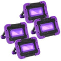 Rechargeable Black Light 395nm Cordless LED UV Light for Neon Glow Party - 4/20W