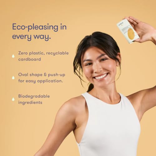 Natural Deodorant Pack - Bergamot & Cedar, Plastic-Free, Aluminum-Free, 2.25 oz, 3 Pack