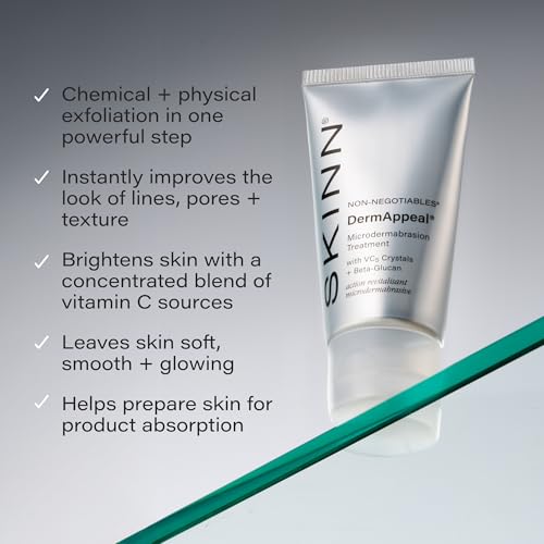 Microdermabrasion Facial Scrub for Men & Women - 2oz with Brightening VC5 Crystals - Skin Revitalizer
