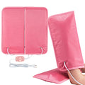 Electric Heated Mittens for Hand & Foot Warmth - Pink Paraffin Wax Gloves - Heated Mitts