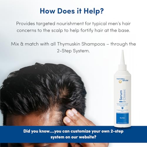 Thymuskin Classic Serum 6.75 Fl Oz Hair Revitalizing Scalp Treatment for Men & Women