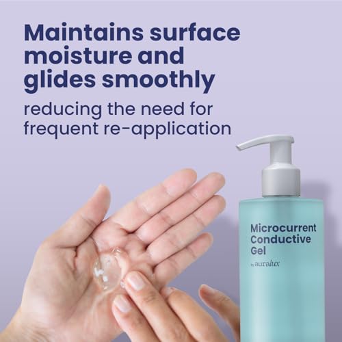 Berkland 10oz Conductive Gel for Microcurrent Devices - Pack of 2, Collagen & Hyaluronic Acid