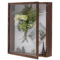 16x20 Large Pine Shadow Box Frame - Brown, 3.94 Deep Wall Display
