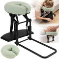 Adjustable Massage Headrest for Bed with Armrest Shelf - Portable Face Down Pillow for Home, Spa, and Post-Surgery Relief