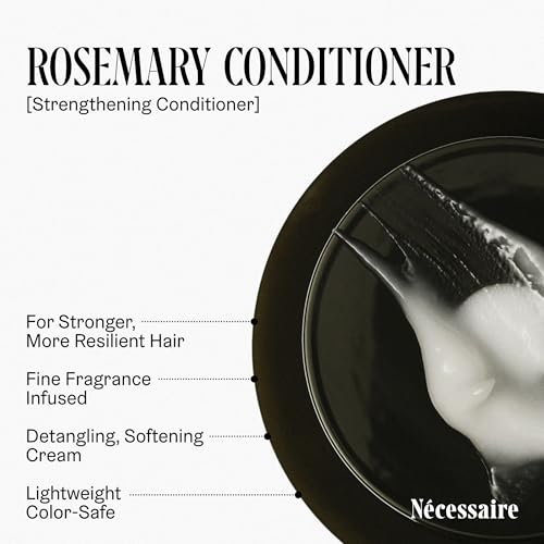 8.4oz Rosemary Conditioner for Thinning Hair - Multi-Protein Strengthening