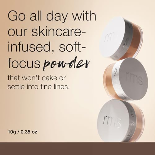 RMS Beauty Hydra Setting Powder ? Hydrating Translucent Loose Powder, Lightweight Matte Finish, Oil Control, Natural Radiance, Long-Lasting Makeup Lock, 0.21 oz