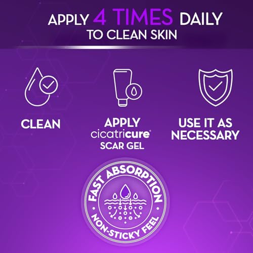 Cicatricure Advanced Scar Gel 2 oz - Proven Results in 2 Weeks - Pack of 1