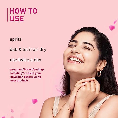 Plum Bulgarian Valley Rose Water Toner |with Hyaluronic Acid & Rose Extracts|100% Natural Rose Fragrance|Soothing and Pore Tightening | Balances Ph Levels (200 Ml (Pack of 1) Colourless)