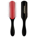 Denman Styler 5 Row Hair Brush Black/Red - Detangling Curl & Style Tool