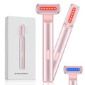 Londxin 4-in-1 Red Light Therapy Wand for Face & Neck, Microcurrent Anti-Aging Device, 2 Colors LED Light