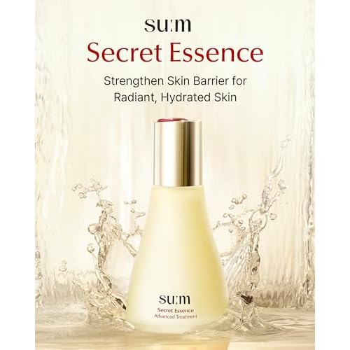 SU:M Secret Essence Advanced Treatment Special Set (1.52 fl oz) (5-piece set) - Korean skin care, Skin Barrier Repair Hydrating Serum gift set, sets & kits
