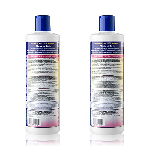 Color Protect Shampoo & Conditioner Set - Sulfate & Paraben Free, Vegan, 20 Oz Each