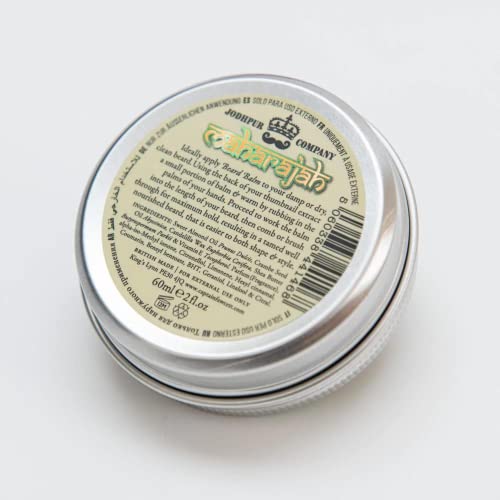 Beard Balm with Almond Oil & Shea Butter - 2oz Moisturizing Conditioning for Men