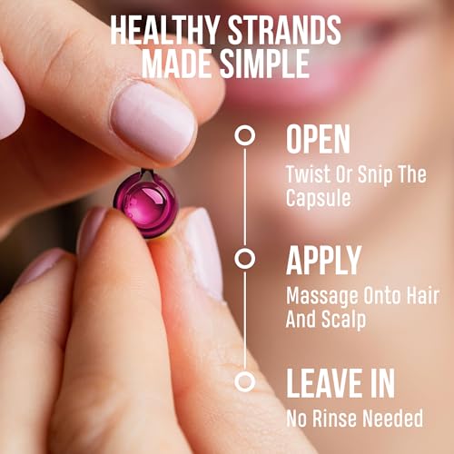 Hair Oil Capsules Treatment Serum with Rosemary & Batana - 40 Count