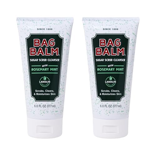 Bag Balm Vermont Moisturizing Body Wash with Shea & Jojoba — 6 Fl Oz Pack of 2 - Sugar Scrub Variation