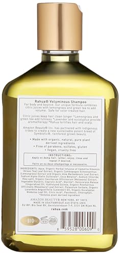 Rahua Voluminous Shampoo 9.3 Fl Oz - Natural Hair Care for Fine to Medium Hair
