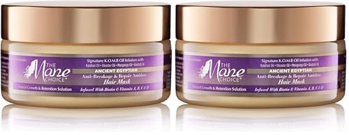 The Mane Choice Ancient Egyptian Anti-Breakage Hair Mask 8oz Pack of 2 - Nourishing Repair for All Hair Types