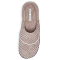 Laura Ashley Women's X-Large Stone Spa Slip-On Rugged Scuff Slippers with Cushioned Insole