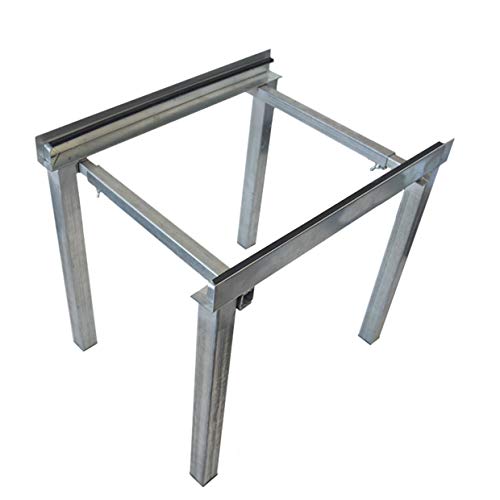 Heavy Duty Air Handler Stand for Heat Pump - Ground Support Base, Fits 16-26 Inch Units