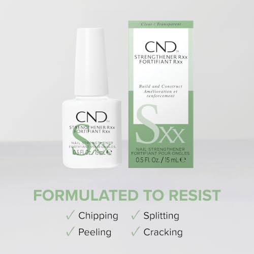CND Strengthener RXx Nail Strengthener - 0.5 fl oz, Nourishing Nail Treatment