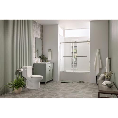 Transitional White Elongated Slow-Close Toilet Seat - American Standard