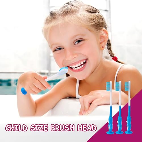 Bulk Kids Disposable Toothbrushes - 100 Pack, Soft Bristles, Cartoon Animal Design