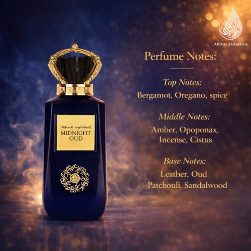 Midnight Oud Unisex Eau De Parfum Spray 3.4 Fl Oz - Ard Al Zaafaran