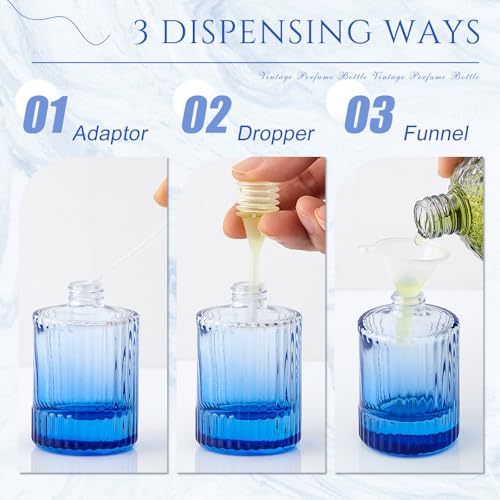 Refillable Perfume Bottles Set - 6 Multicolor 50ml Spray Travel Containers Variation of THIS listing