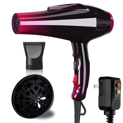 3500W Professional Ionic Hair Dryer for Women - Fast Drying & Frizz Control