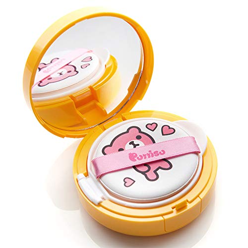 Puttisu Sun Cushion: Kid-Friendly, Easy-Pound Mineral Sunscreen - Safe, Gentle & Fun for Children - EWG Green Rated, Natural Ingredients, Less Irritation - Family-Friendly Refill Bundle