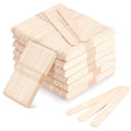 1500 Pcs Wooden Wax Sticks 6-Inch Jumbo Wood Waxing Stick Wax Spatulas Applicator Multi-Purpose Wood Popsicle Craft Sticks for Body Hair Removal, Tongue Depressors and Craft Projects