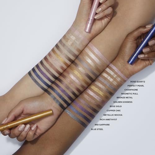 e.l.f. No Budge Shadow Stick, Long-Lasting Cream Eyeshadow Stick For High-Pigment, Metallic Color, Vegan & Cruelty-Free, Rose Gold