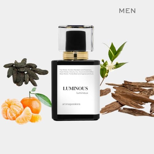 Luminous Men’s Perfume - Long-Lasting Amber & Citrus Fragrance 50ml
