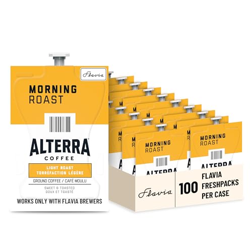 Alterra Morning Roast Freshpacks for Flavia Brewers - Case of 100 - Light Roast