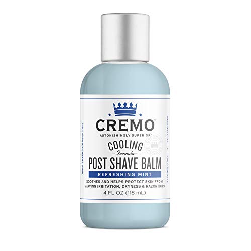 Cremo Barber Grade Cooling Shave Cream & Cooling Formula Post Shave Balm, Soothes, Cools And Protects Skin From Shaving Irritation, Dryness and Razor Burn, 4 Oz