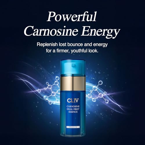 CLIV Carnosine Dual First Essence ? Korean Skincare Facial Moisturizer with Carnosine, Retinol & Peptides ? Hydrating & Smoothing Formula for Skin Tone & Elastic Feel ? 3.38 fl oz (100ml)