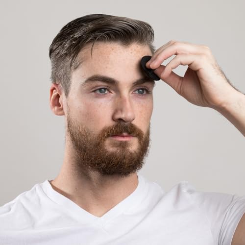 Men's Anti-Shine Face Powder with Built-In Applicator - Oil Control & Matte Finish