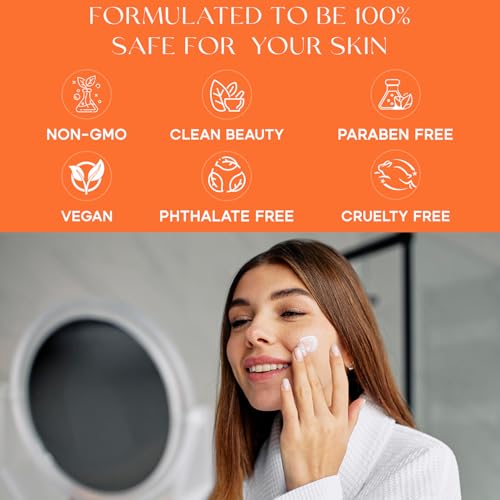 Vitamin C & Collagen Face Moisturizer ? Hydrating Anti Aging Night Cream For Uneven & Dry Skin, Firms & Smooths Fine Lines ? Dermatologist Tested, Korean Skin Care, Clean Beauty ? 1.69 Fl Oz