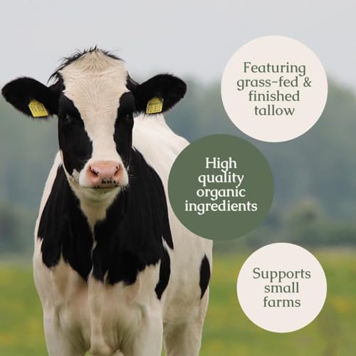 Wildcrafted Tallow Face Balm with Blue Tansy - Hydrating & Nourishing Skin Care