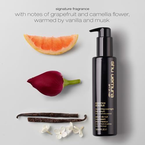 Shu Uemura Art of Hair Essence Absolue Overnight Serum 5 Fl Oz – Nourishing Hair Treatment