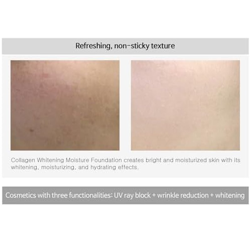 Enough Collagen 3in1 Whitening Moisture Foundation SPF15, 3.38 fl oz/ 100ml - Brightening, Moisturizing, Anti-Aging, Korean Skin Care Makeup (#13 Light Beige, 3.38 fl oz / 100ml)