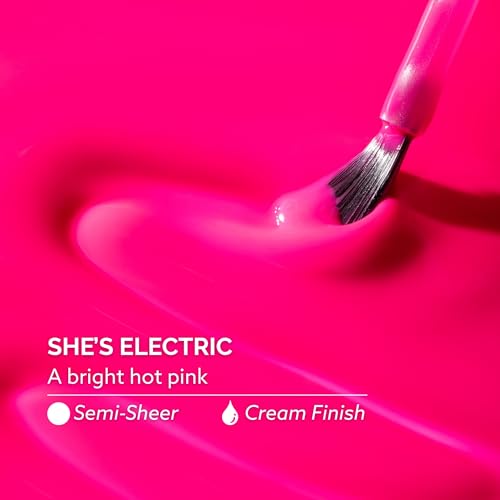 Dazzle Dry Nail Lacquer Step 3 She's Electric 0.5 fl oz - 5 Minute Dry, Long-Lasting