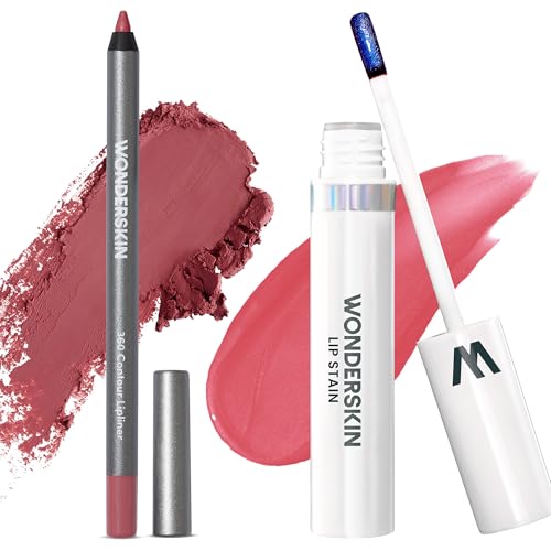 Long-Lasting Lip Stain Peel Off Masque with Contour Lipliner - Romance Rosewood